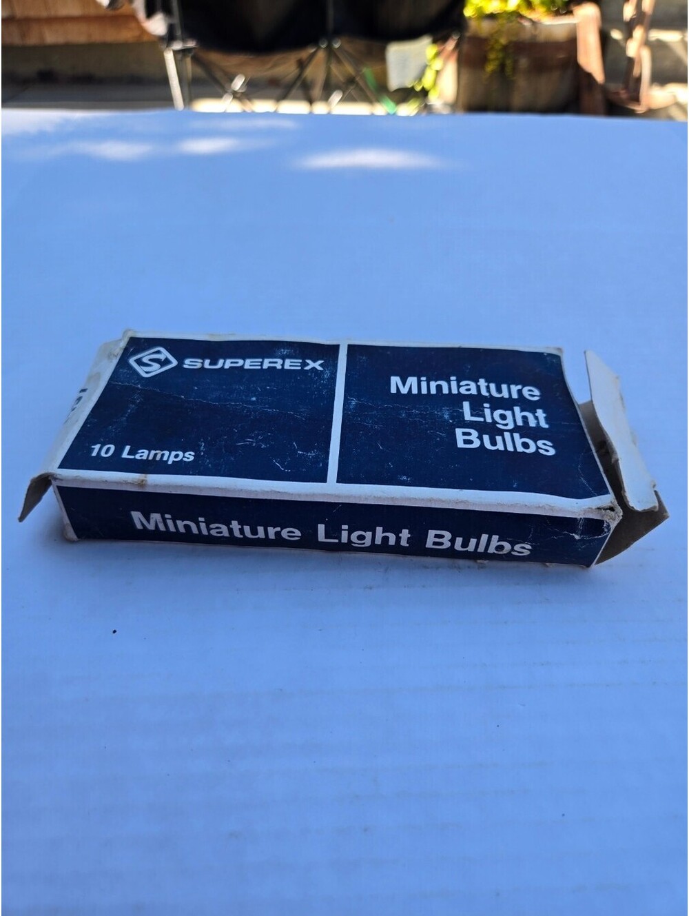 Vintage Superex 12V Miniature Automotive Light Bulbs 10-Pack Heavy Duty NOS